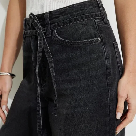 Baggy Drawstring Jeans - Picture 3 of 11